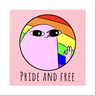 Lgbt pride and free Posters and Art